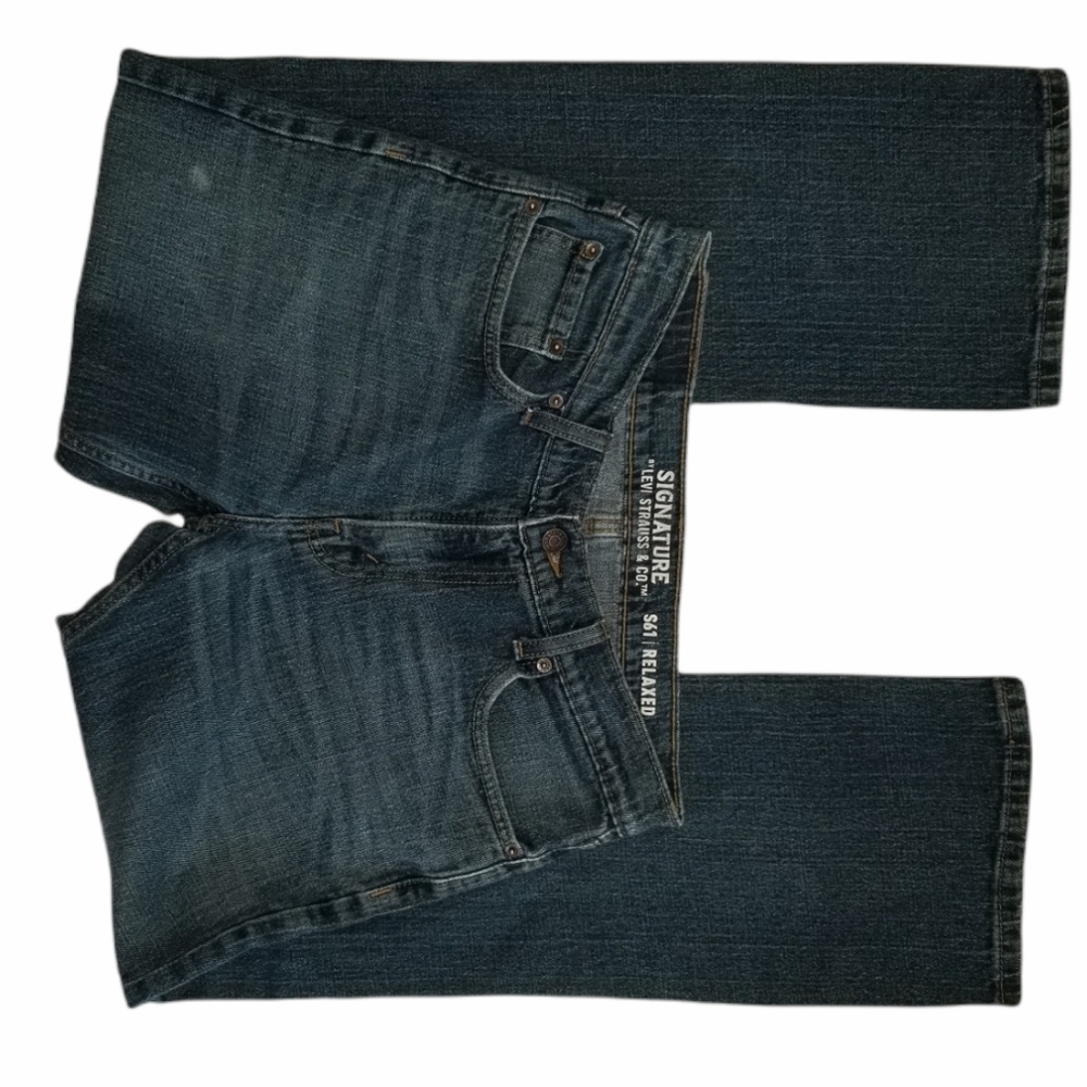 Signature blue Levi's S61 relaxed fit denim jeans 32x30
